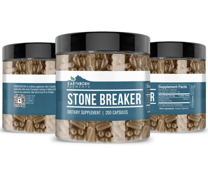 Earthborn Elements Chanca Piedra (Stone Breaker) 200 Capsules – Pack of 2 | Pure & Undiluted