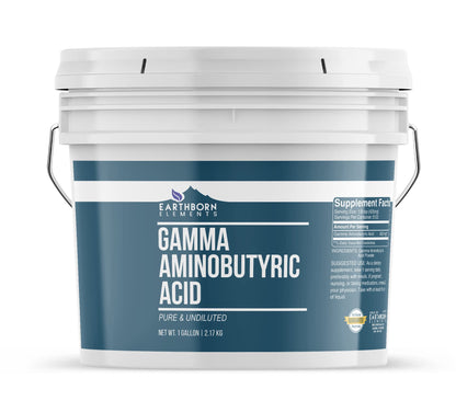 Earthborn Elements GABA (Gamma Aminobutyric Acid) 1 Gallon – Pure & Undiluted