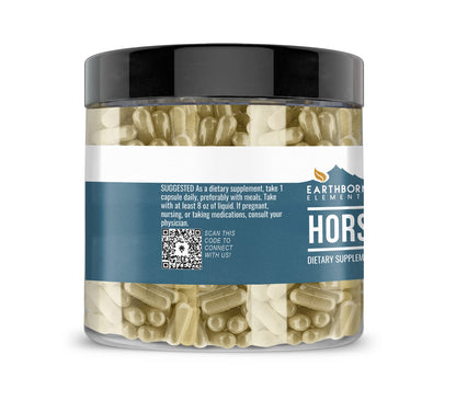 Earthborn Elements Horsetail 200 Capsules – Pure, Undiluted, No Additives