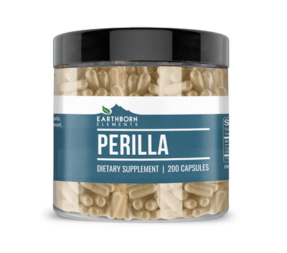 Earthborn Elements Perilla 200 Capsules - Pure & Undiluted