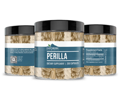 Earthborn Elements Perilla 200 Capsules - Pure & Undiluted