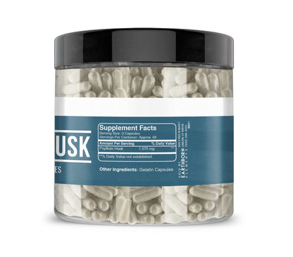 Earthborn Elements Psyllium Husk 200 Capsules – Pure & Undiluted