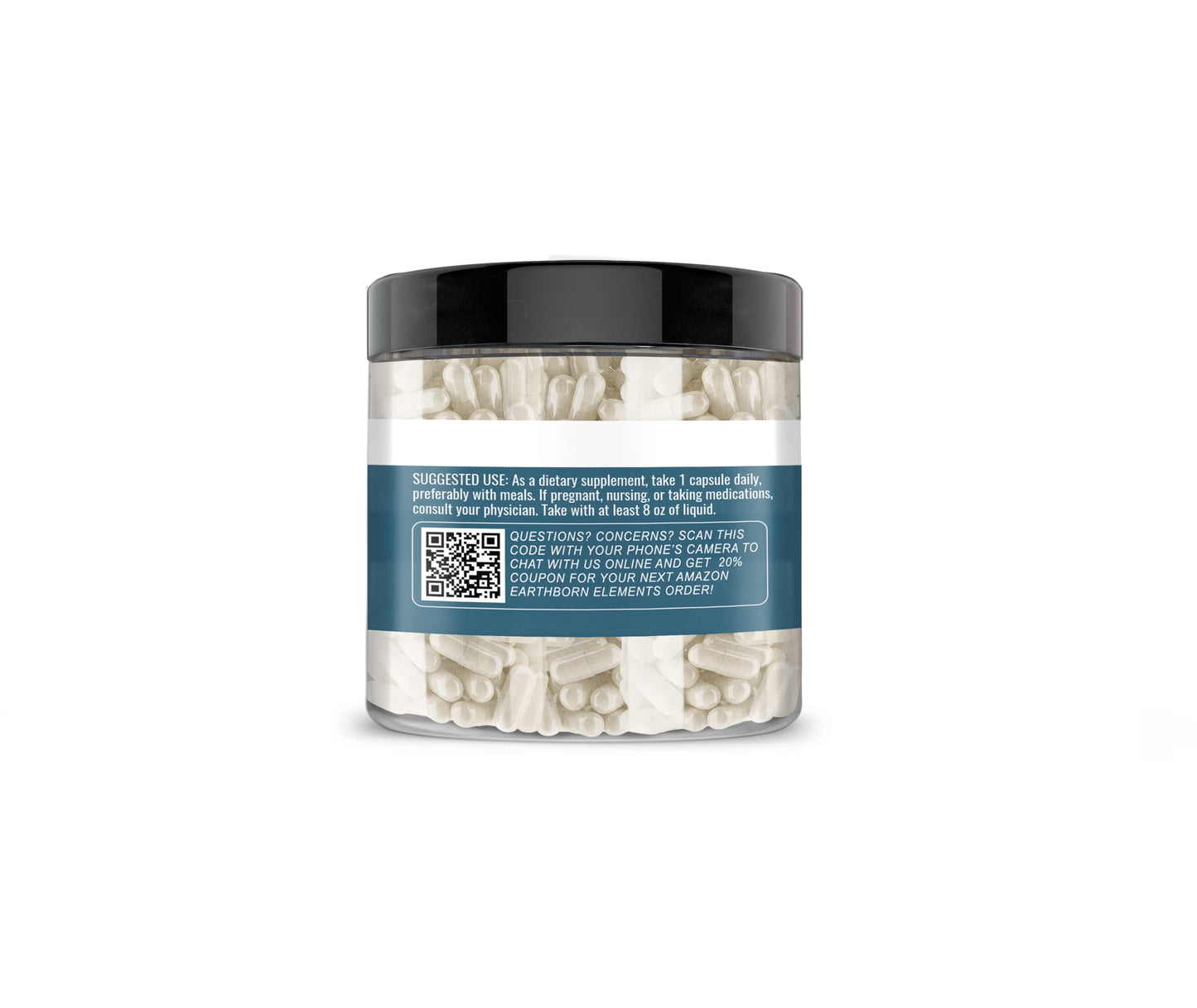 Earthborn Elements Vitamin C 200 Capsules - Pure & Undiluted