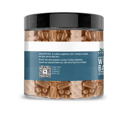 Earthborn Elements Wild Cherry Bark 200 Capsules - Pure & Undiluted