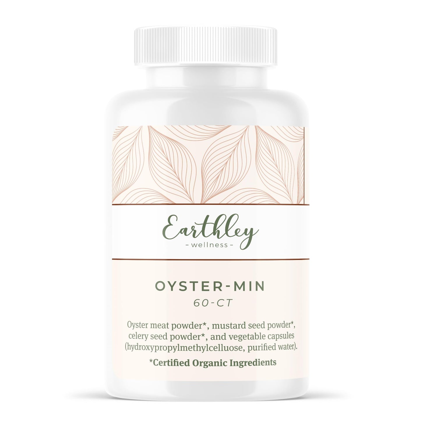 Earthley Oyster-Min Capsules – Natural Zinc & Mineral Supplement for Energy