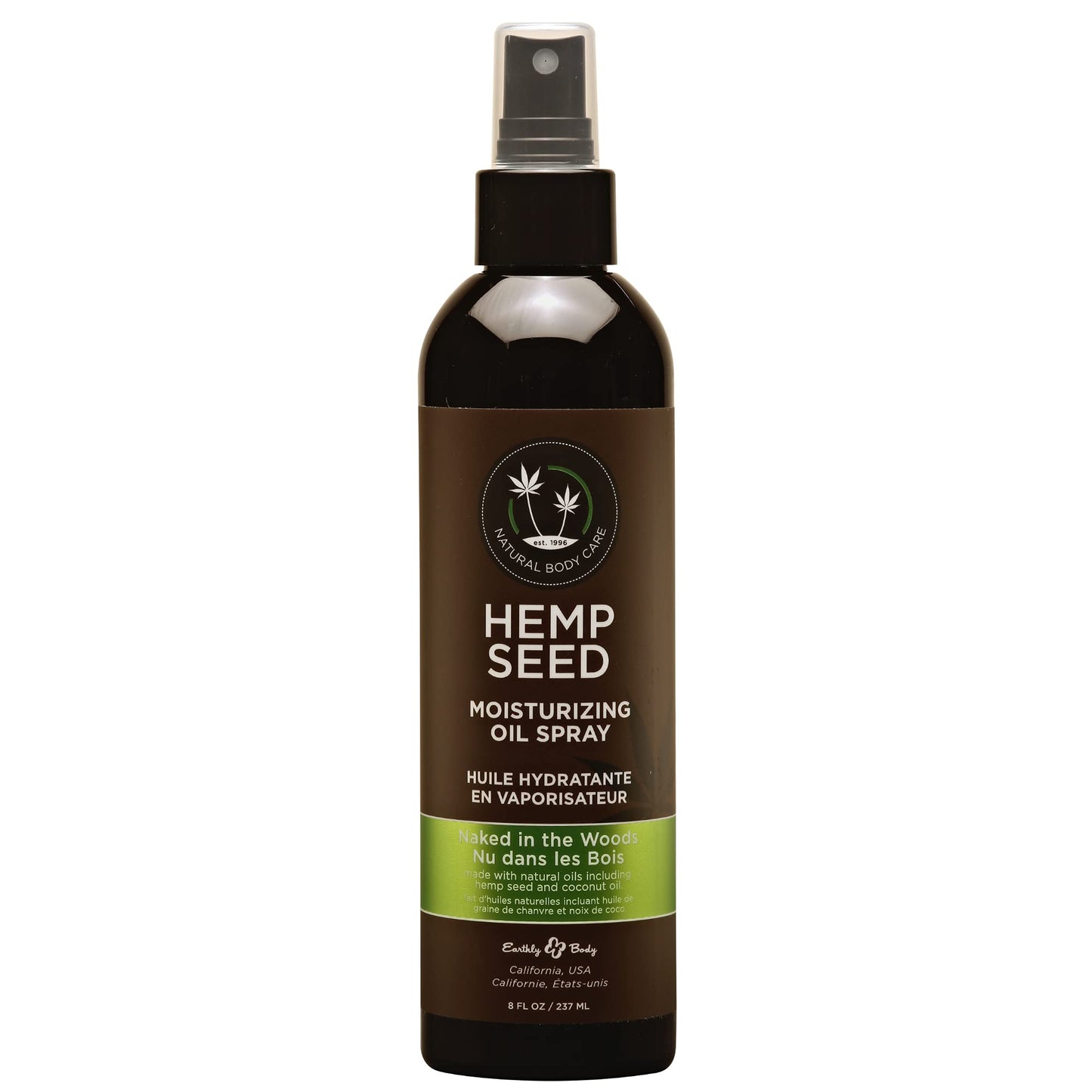 Earthly Body Naked in The Woods Glow Massage Oil Spray - 8 oz
