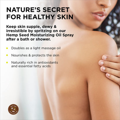 Earthly Body Naked in The Woods Glow Massage Oil Spray - 8 oz