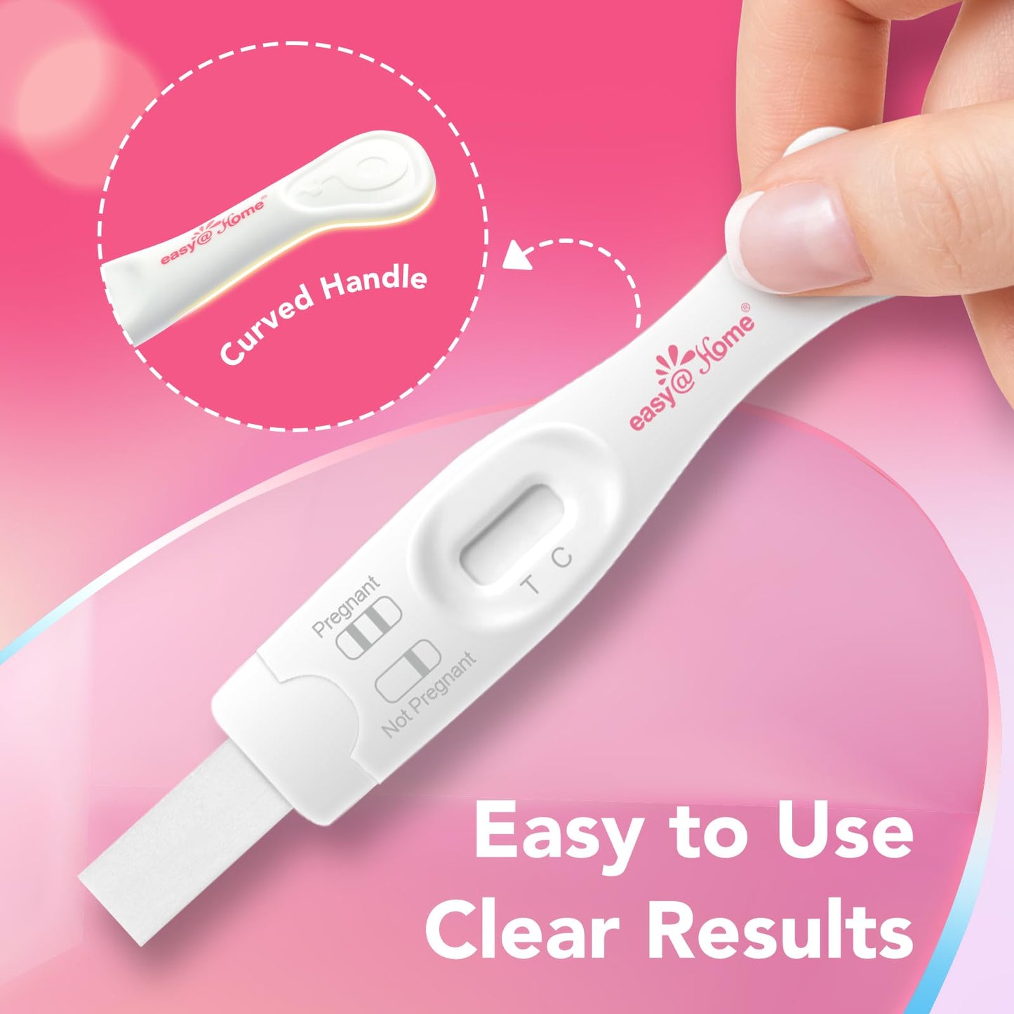 Easy@Home 5-Count Pregnancy Test Sticks – Early Detection & Easy Use