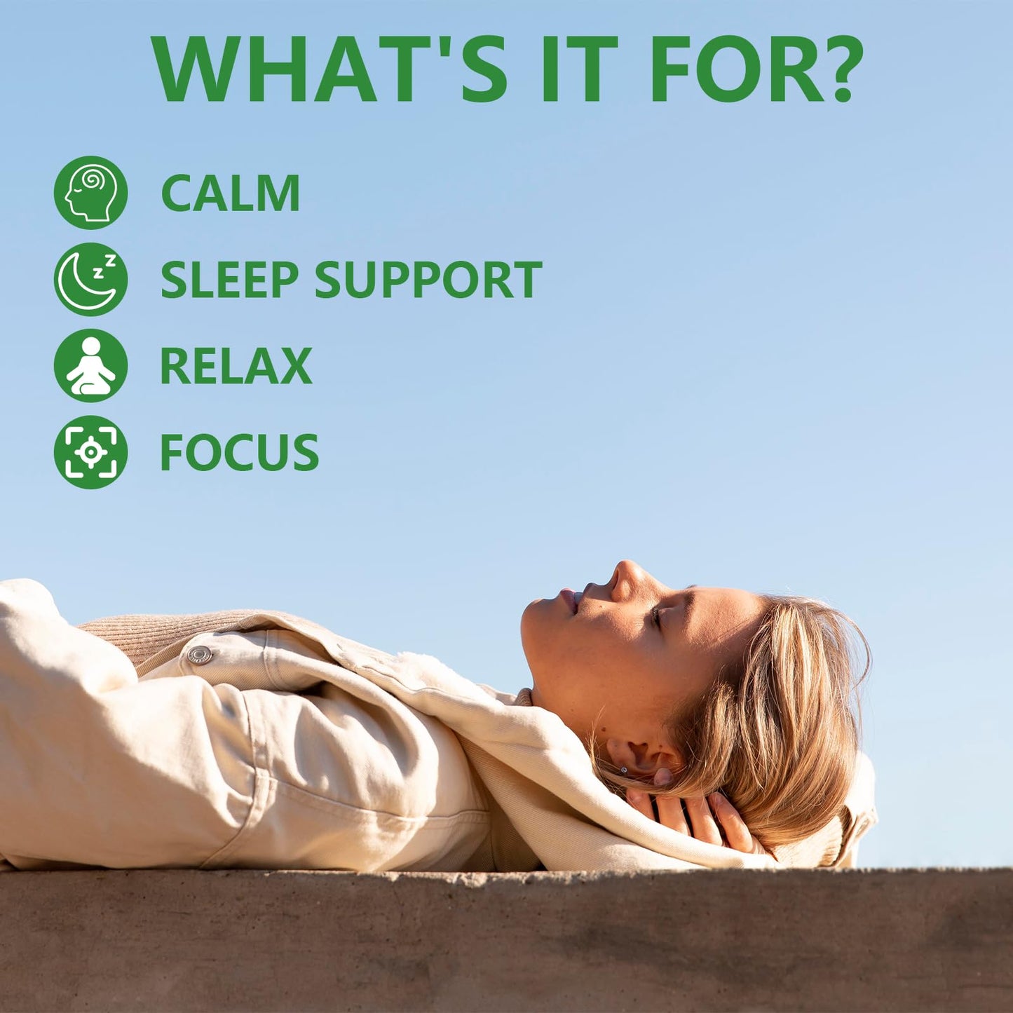 Oakevlp Liposomal L-Theanine 1200mg Gummies – Calm & Sleep Support (98% Absorption)