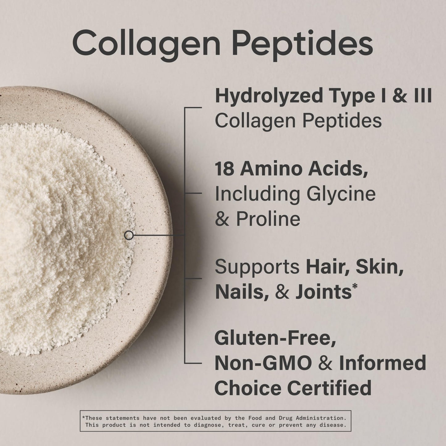 Sports Research Collagen Peptides – Hydrolyzed Type I & III Powder for Skin, Nails & Joints