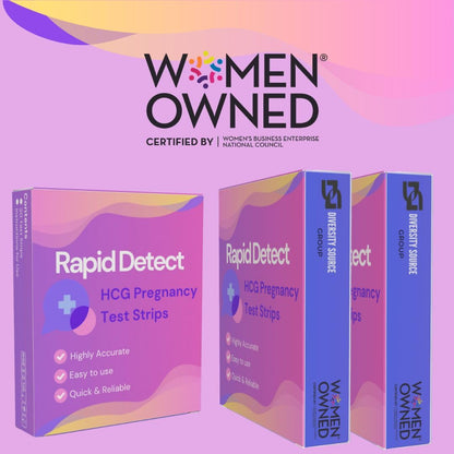 Diversity Source Group Rapid Detect HCG Pregnancy Test Strips – 20 Count, Easy to Use, Individually Wrapped