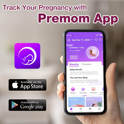 Easy@Home 20-Pack Pregnancy Test Strips – Early hCG Detection with Premom App (Bulk)