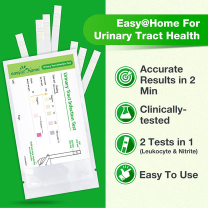 Easy@Home UTI Test Strips (UTI-10P) – 10 Pouch, FSA Eligible