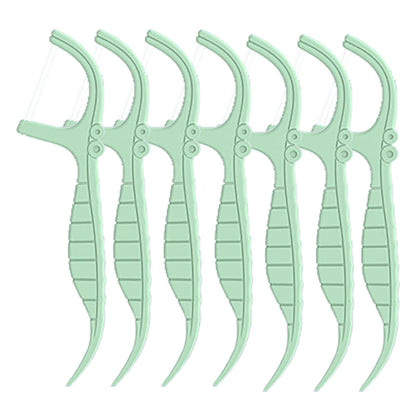 EasyHonor Twin-Line Mint Dental Floss Picks – 52 Count, Portable Case
