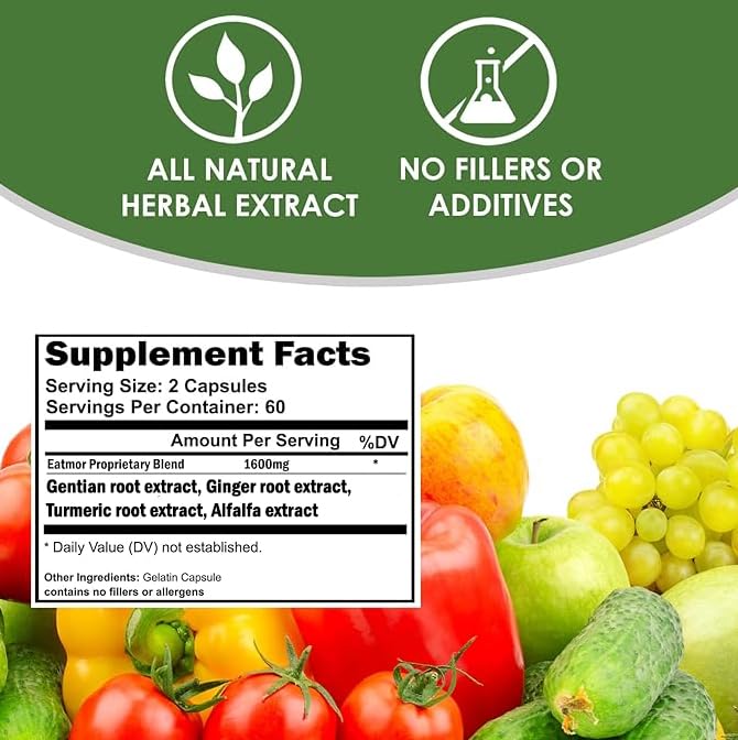 VH Nutrition Eatmor Appetite Booster – Weight Gain Pills for Women & Men | 120 Capsules