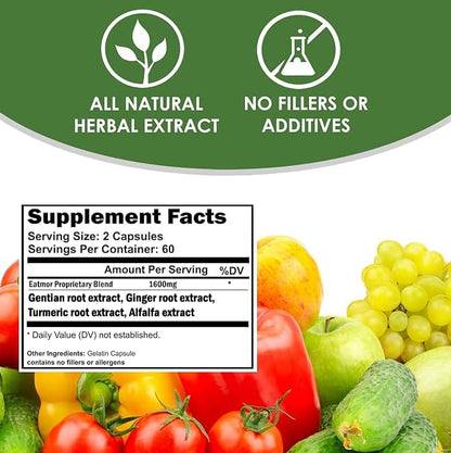VH Nutrition Eatmor Appetite Booster – Weight Gain Pills for Women & Men | 120 Capsules