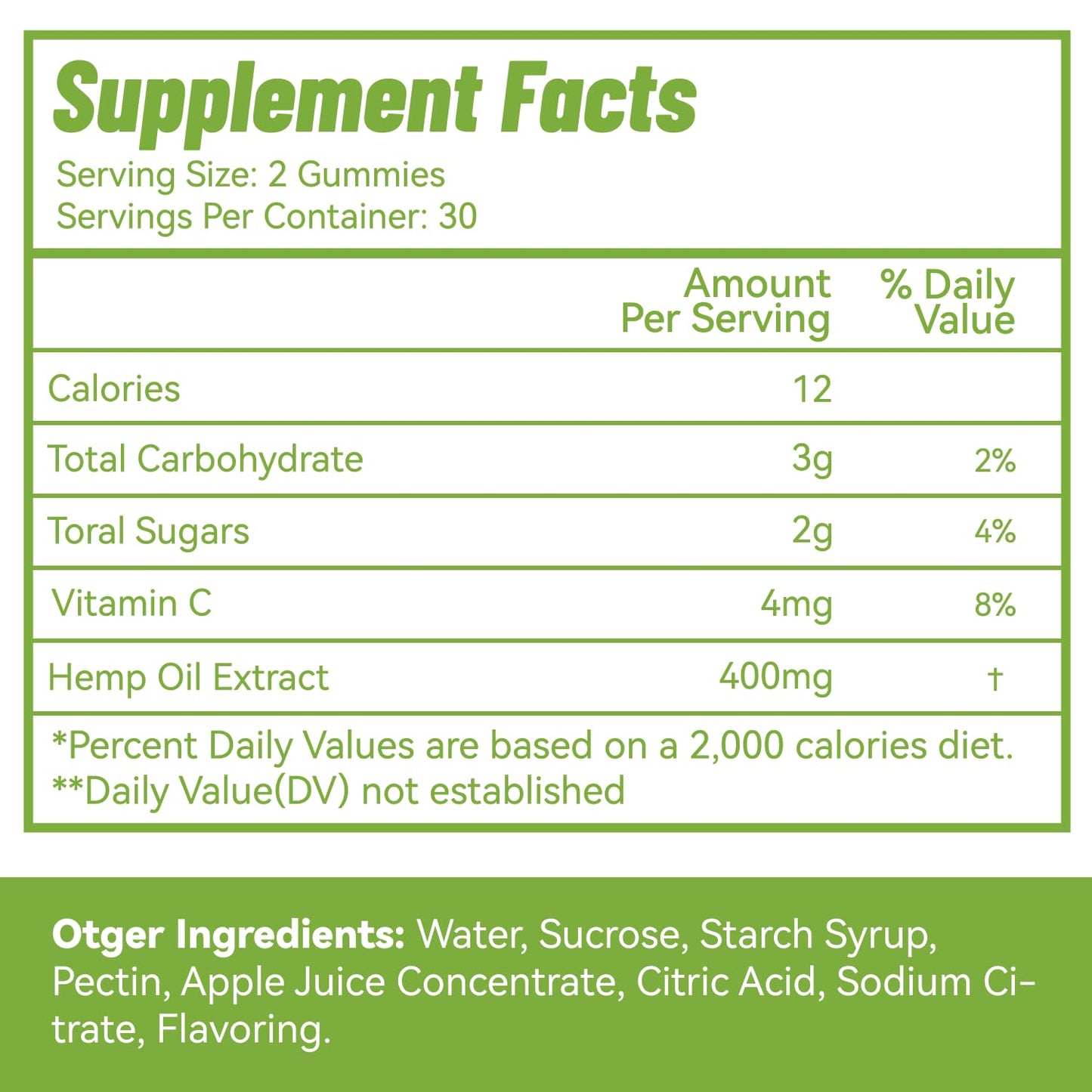 EAZGOO Natural Hemp Gummies 2,000,000 XXL Extra Strength – Vegan, Low Sugar, Non-GMO | 240 Counts