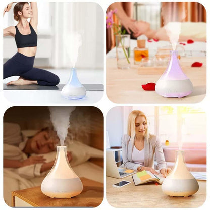Ebooine Smart Aromatherapy Diffuser & Humidifier - 350ML, App Control, Whisper-Quiet LED Mood Lighting