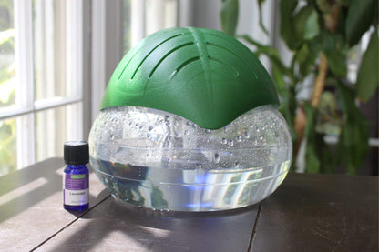 EcoGecko Green Leaf Air Revitalizer - Lavender Oil Diffuser & Room Aromatizer