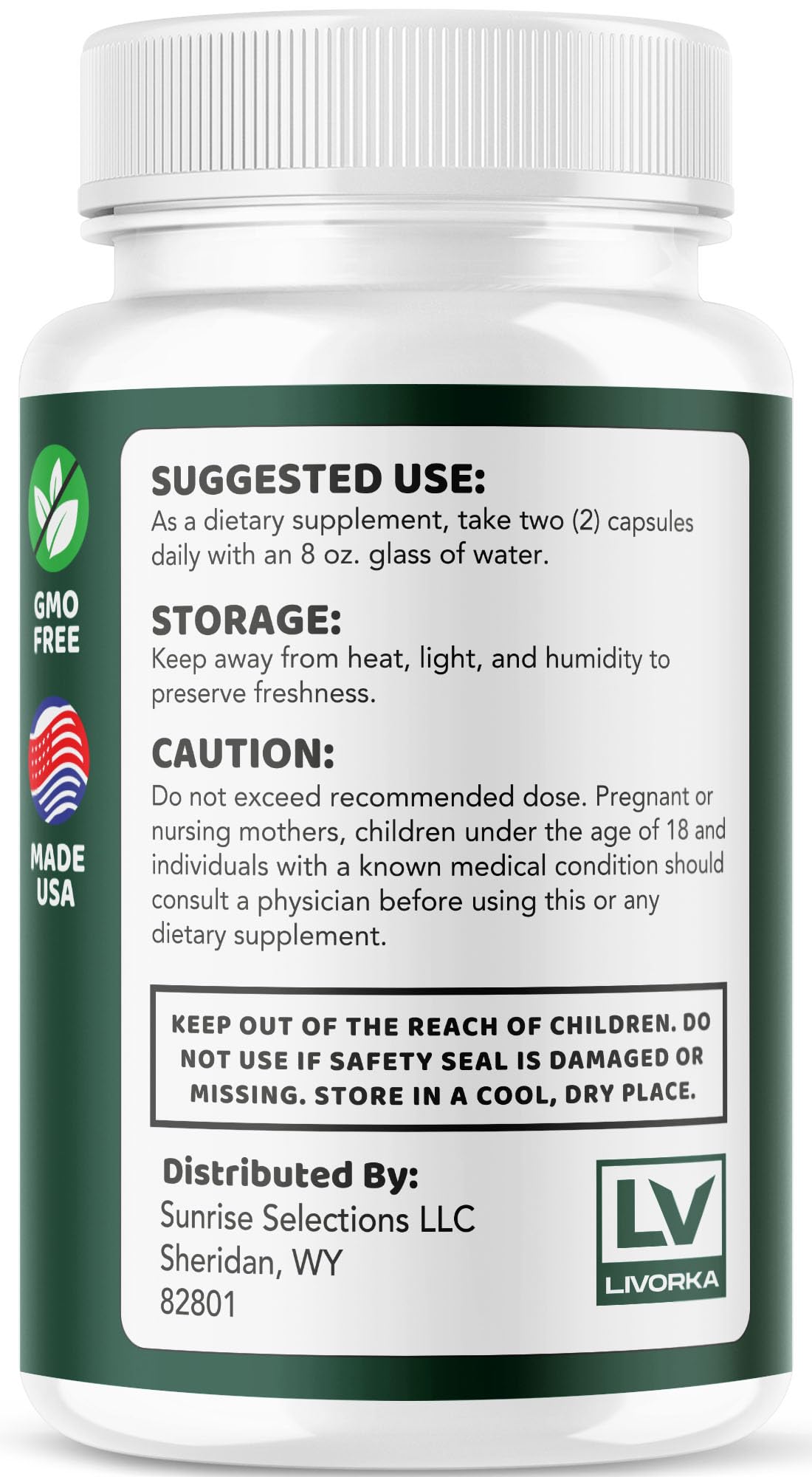 (5 Pack) Eden Capsules | All Natural Daily Wellness Support - 300 Capsules
