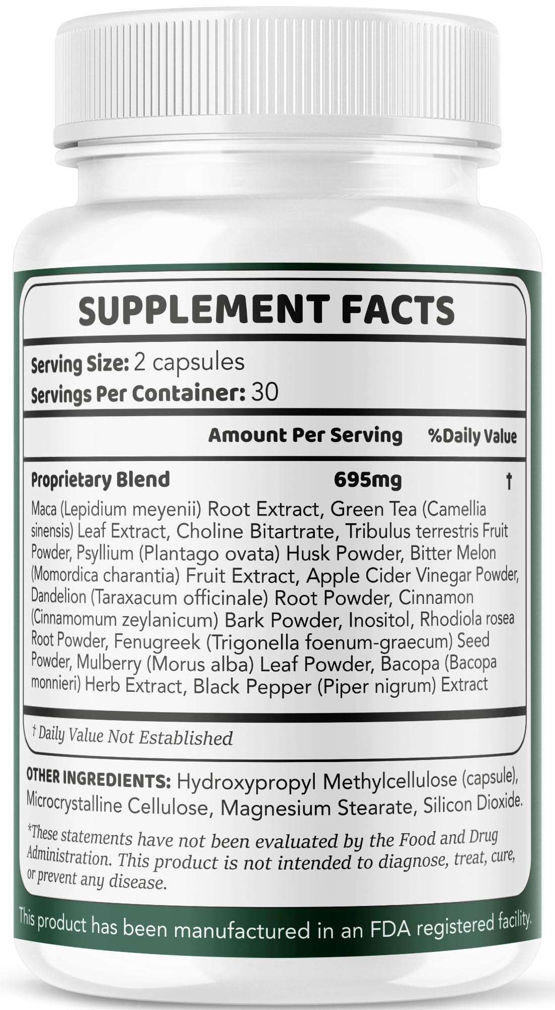 (5 Pack) Eden Capsules | All Natural Daily Wellness Support - 300 Capsules