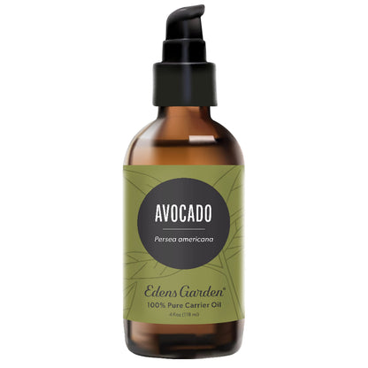 Edens Garden Avocado Carrier Oil – 118 ml | 100% Pure Cold-Pressed Hexane-Free