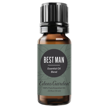 Edens Garden Best Man Essential Oil Blend – 100% Pure, Premium Grade, Undiluted (10 ml / .33 fl oz) for Aromatherapy, Diffusing, Skin, Candles & Humidifiers