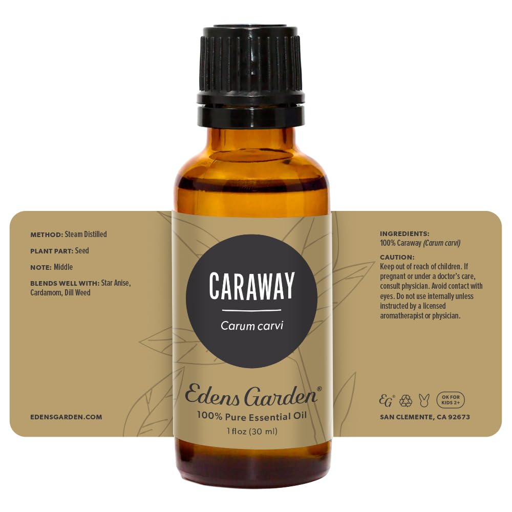 Edens Garden Caraway Essential Oil – 100% Pure Premium Grade, 30 ml