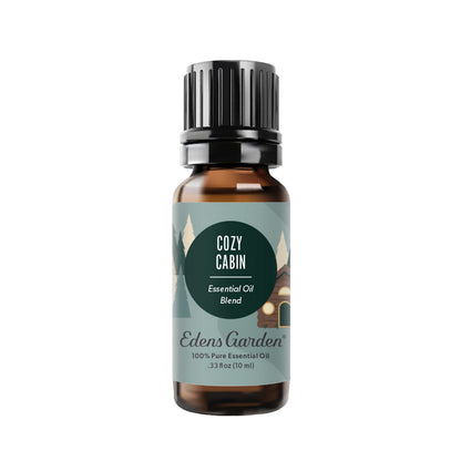 Edens Garden Cozy Cabin Essential Oil Blend — 100% Pure, Premium Grade, 10 ml