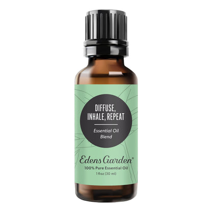 Edens Garden Diffuse Inhale Repeat Essential Oil Blend - 30 ml (1 fl oz) - 100% Pure Premium Grade