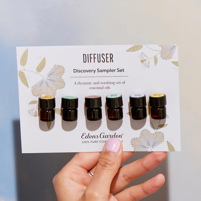 Edens Garden Diffuser Discovery 6 Set – 0.92 ml x 6 Pack, Therapeutic Grade