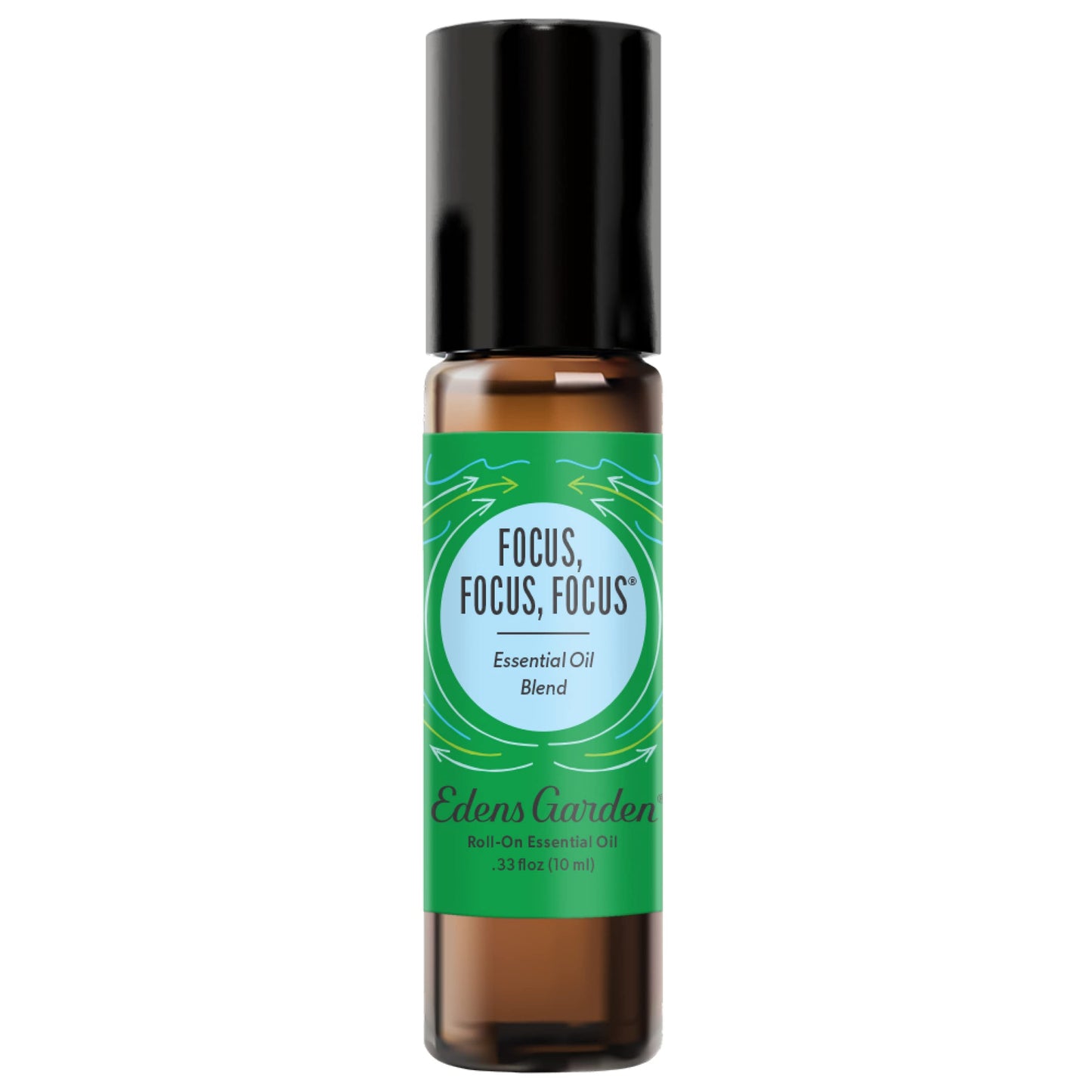 Edens Garden Focus Essential Oil Roll-On – Focus, Focus, Focus (10 ml)