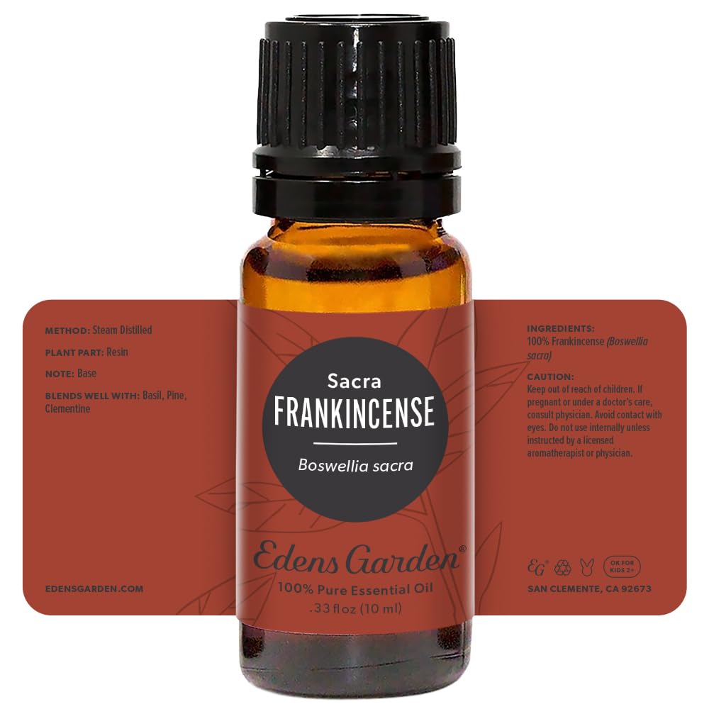 Edens Garden Frankincense Sacra Essential Oil – 100% Pure Premium Grade, 10 ml