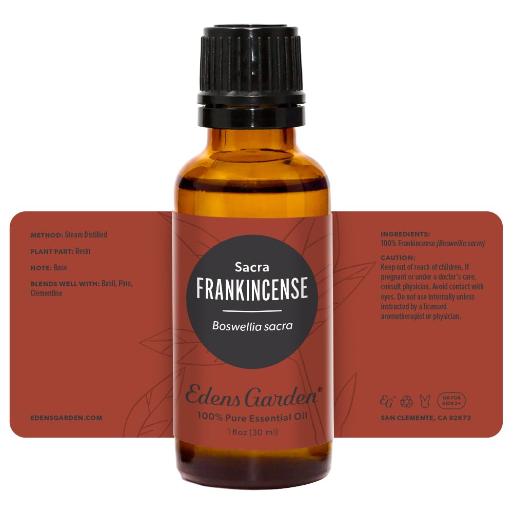 Edens Garden Frankincense Sacra Essential Oil – 100% Pure Premium Grade, 30 ml (1 fl oz)