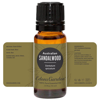 Edens Garden Sandalwood Australian Essential Oil - 100% Pure Premium Grade 10 ml