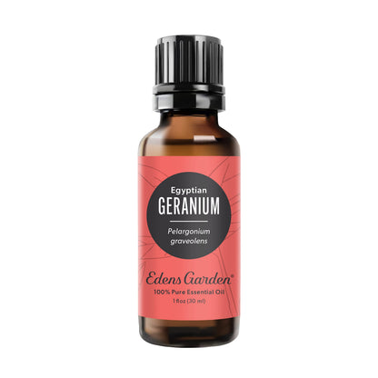 Edens Garden Geranium - Egyptian Essential Oil, 100% Pure Therapeutic Grade, 30 ml