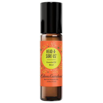 Edens Garden Head-A-Sore-Us Essential Oil Roll-On Blend – 10 ml, 100% Pure, Therapeutic Aromatherapy, Kid & Skin Safe