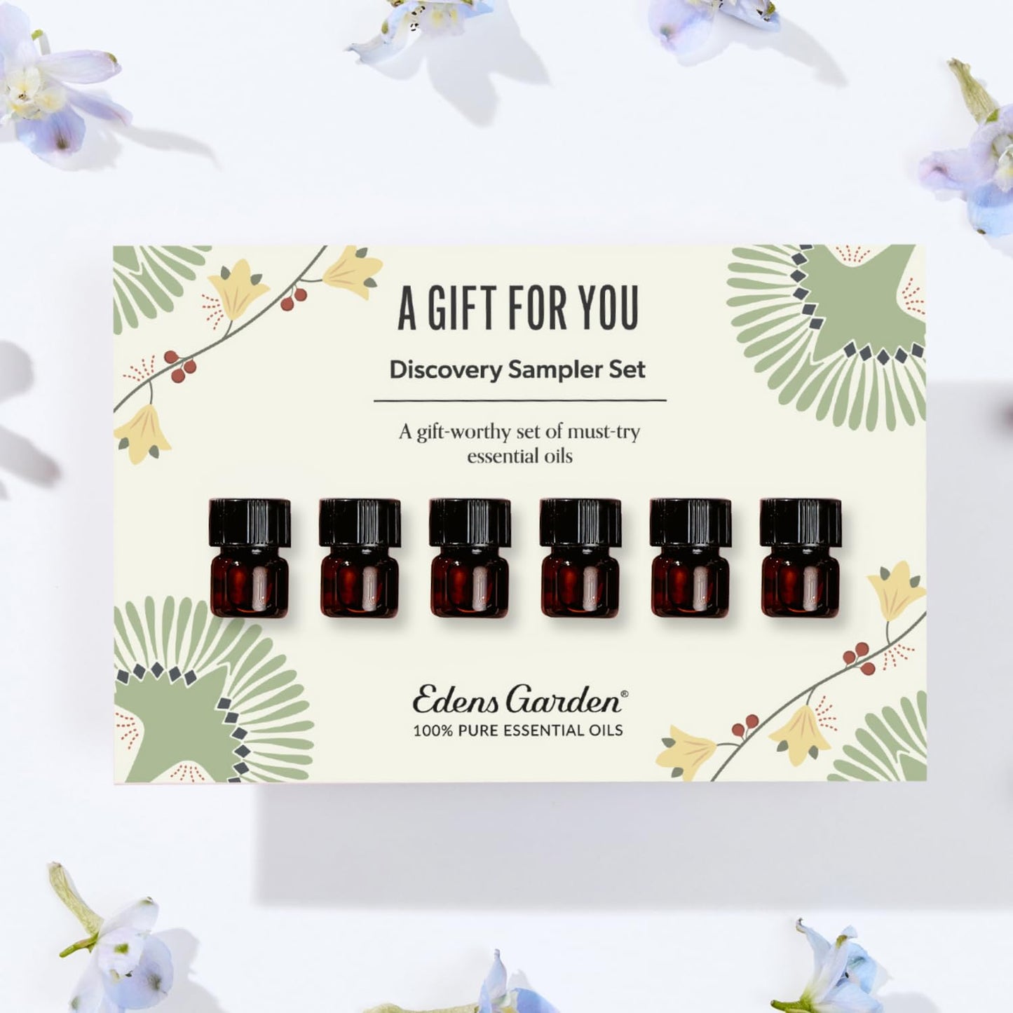 Edens Garden A Gift for You Discovery Sampler 6 Pack – 100% Pure Therapeutic Essential Oils