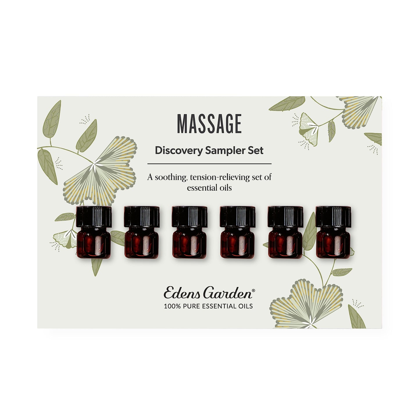 Edens Garden Massage Essential Oils Discovery 6 Set – 100% Pure Therapeutic Grade