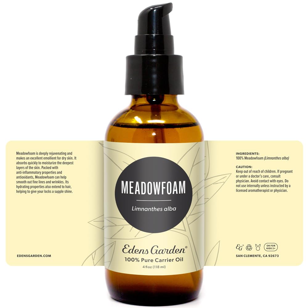 Edens Garden Meadowfoam Carrier Oil – 100% Pure & Cold Pressed
