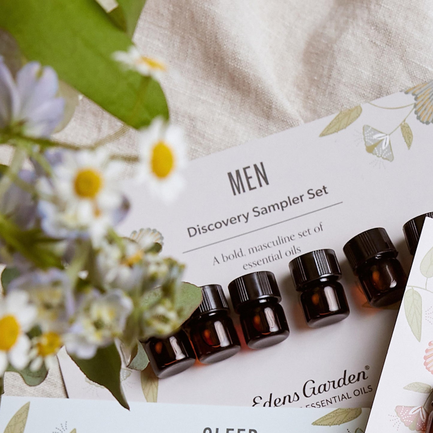 Edens Garden Men Essential Oils Discovery Sampler 6 Pack – 0.92 ml Each – 100% Pure Therapeutic Grade Oils