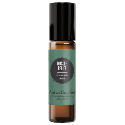 Edens Garden Muscle Relief Essential Oil Roll-On – 100% Pure, Premium Grade, 10 ml