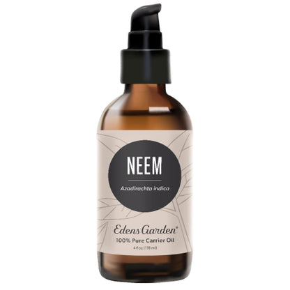 Edens Garden Neem Carrier Oil – 100% Pure, Cold Pressed, Hexane Free | For Face, Skin, Hair & Nails | 118 ml