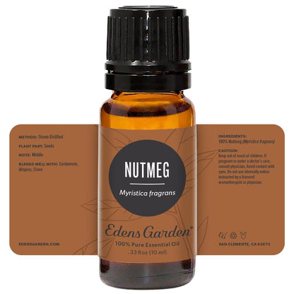Edens Garden Nutmeg Essential Oil - 100% Pure, 10 ml