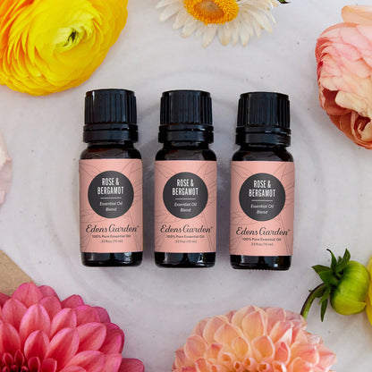Edens Garden Rose Bergamot Essential Oil Blend – 100% Pure, Premium Grade (30 ml)