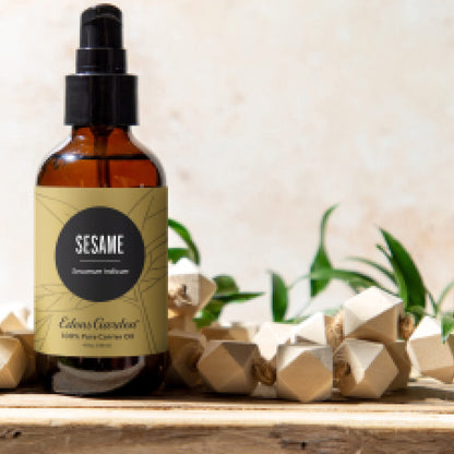 Edens Garden Sesame Carrier Oil – 100% Pure, Cold-Pressed & Hexane-Free (118 ml)