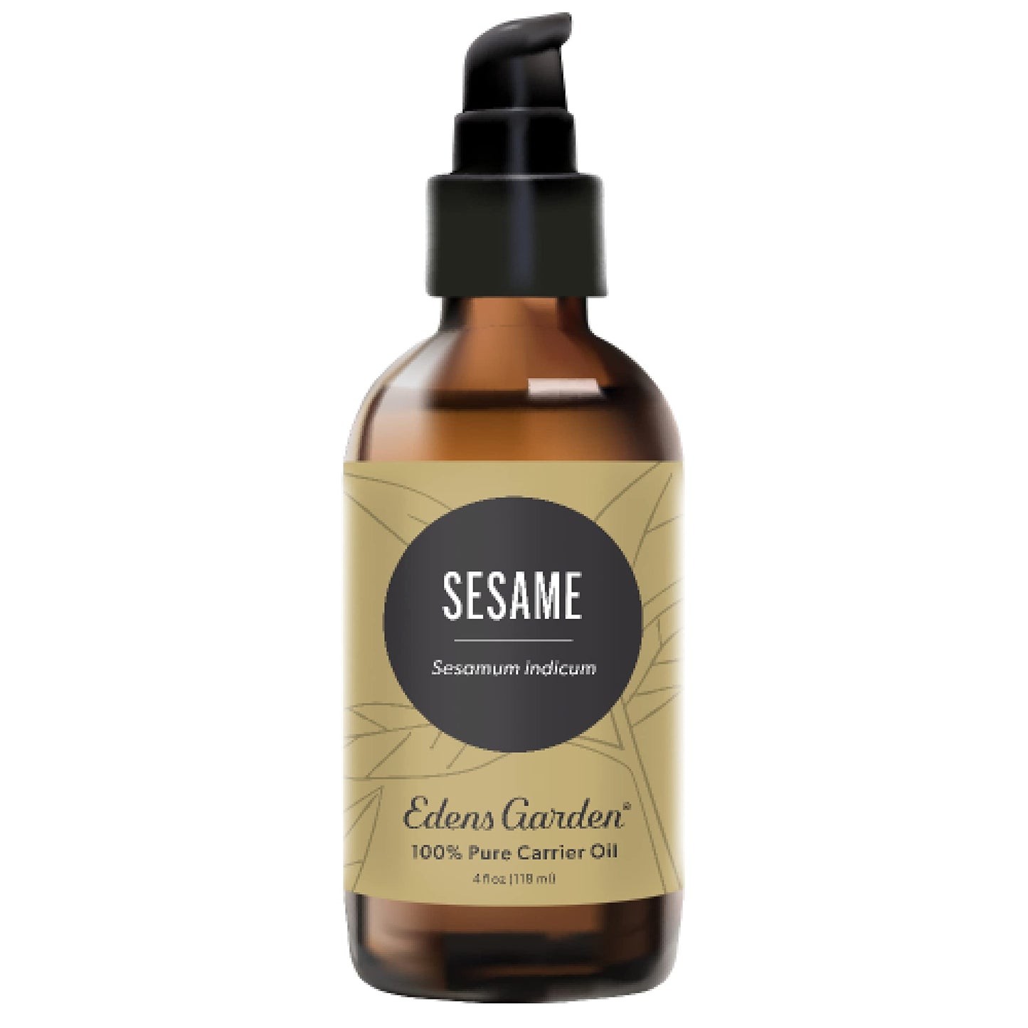 Edens Garden Sesame Carrier Oil – 100% Pure, Cold-Pressed & Hexane-Free (118 ml)