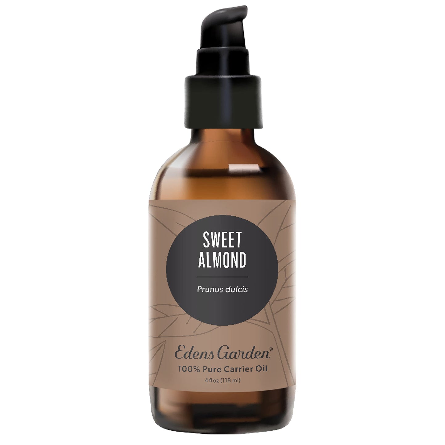 Edens Garden Sweet Almond Carrier Oil – 100% Pure, Cold-Pressed & Hexane Free, 118 ml (4 fl oz)