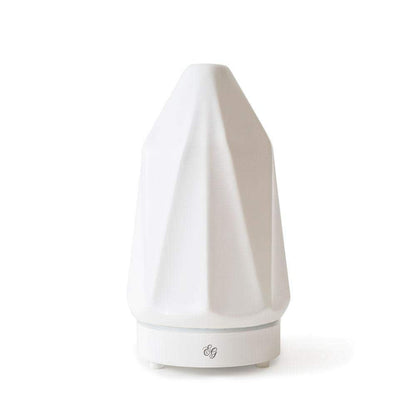 Edens Garden White Diamond Essential Oil Diffuser – Ultrasonic 90 ml with Auto Shut-Off and Ambient Light