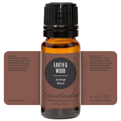 Edens Garden Earth & Wood Essential Oil Blend - 100% Pure Premium Grade, 10 ml